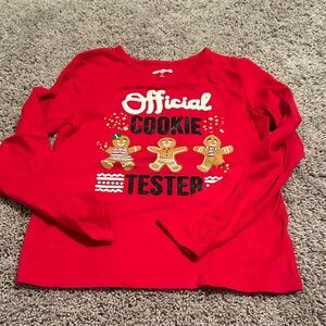 Christmas long sleeve tee size 7/8